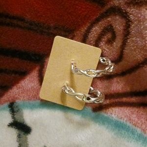 Vintage Twisted Hoop earrings